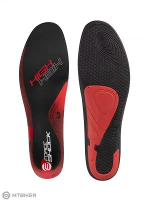 Top Prodej FORCE Shock High vložky do treter, černá/červená
