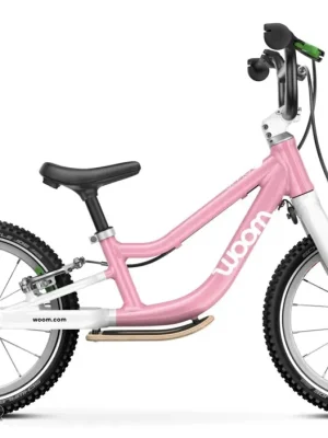 Rychlé Dodání woom GO 1 Plus 14 dětské odrážedlo, powder pink