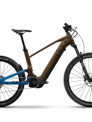Oblíbený Haibike AllTrail 6 29/27.5 elektrokolo, leather/platinum blue