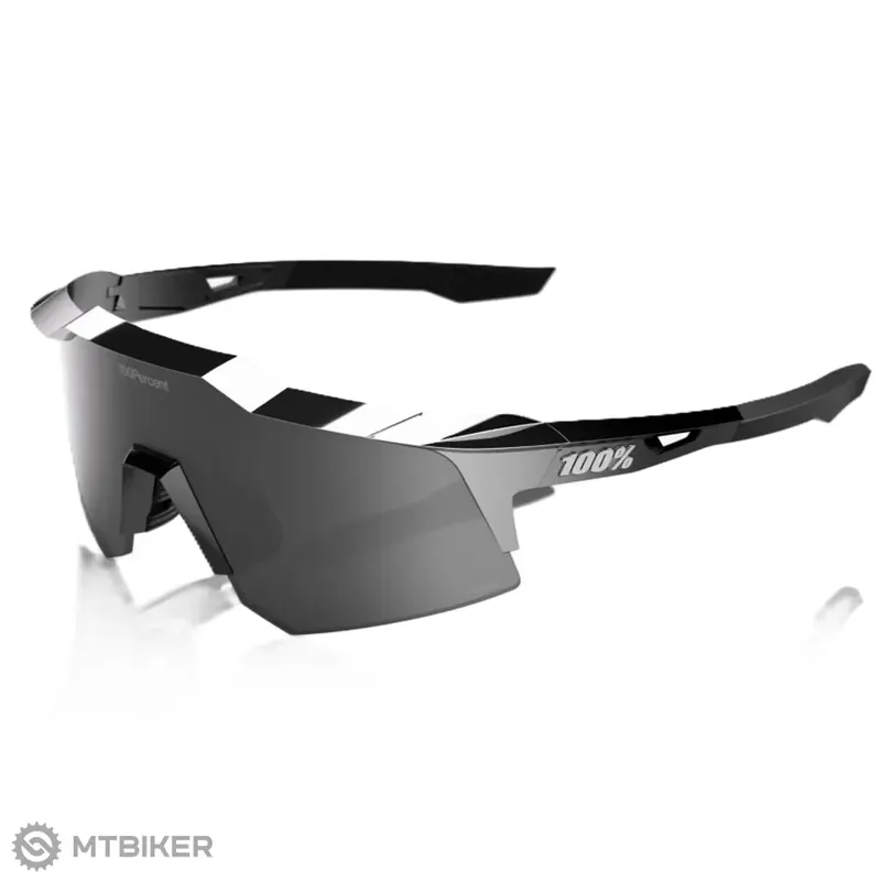 Aktuální 100% Speedcraft XS Juan Soto brýle, polished black chrome/HiPER Mercury Mirror