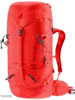 Autentický deuter Guide 34+6 batoh, 34 l, poppy/crimson