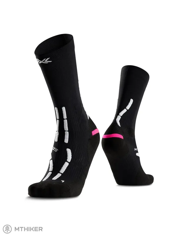 Akční Cena X-BIONIC Trail Anatomix Crew ponožky, x black/x white