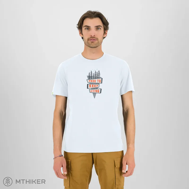 Nová Kolekce Karpos Outdoors Trees triko, bright white/print 1