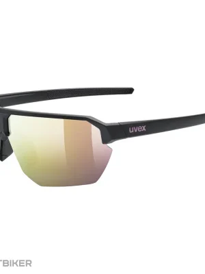 Časově Omezené uvex Vectiv brýle, black matt/mirror pink s3