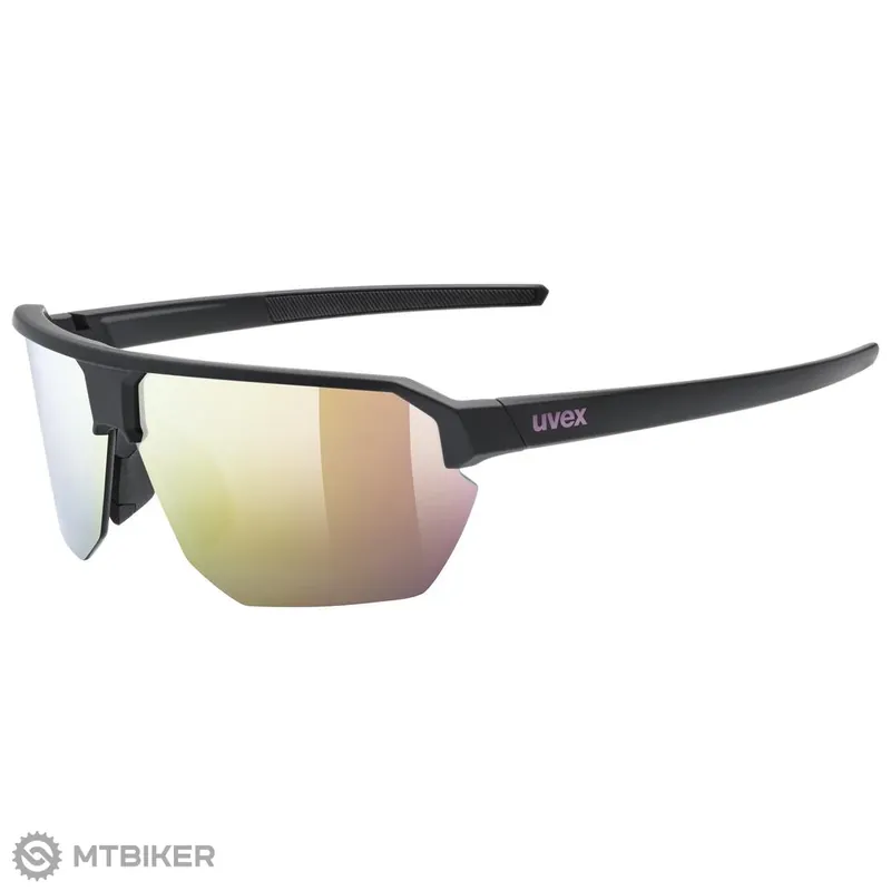Časově Omezené uvex Vectiv brýle, black matt/mirror pink s3