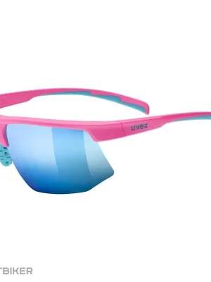 Akce uvex Aerios small brýle, pink matt/mirror blue s3