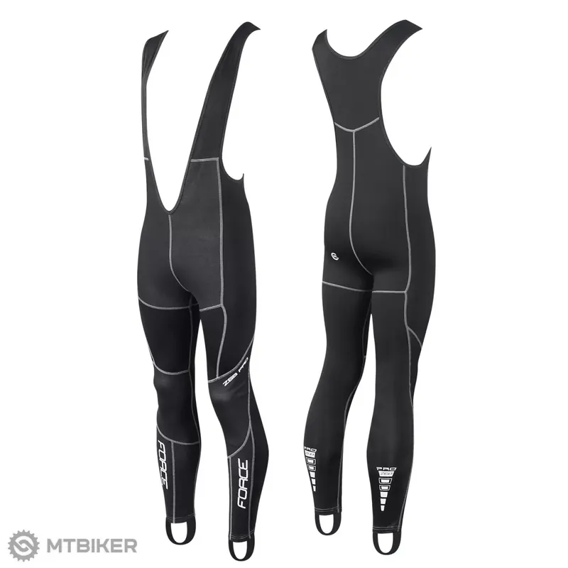 FORCE Z68 Pro Windster kalhoty se šlemi, bez vložky, černé Aktuální