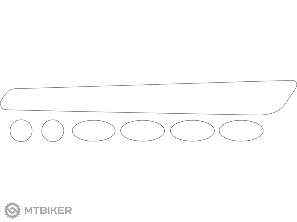Top Prodej BBB BBP 50 BikeSkin ochranné nálepky, transparentní
