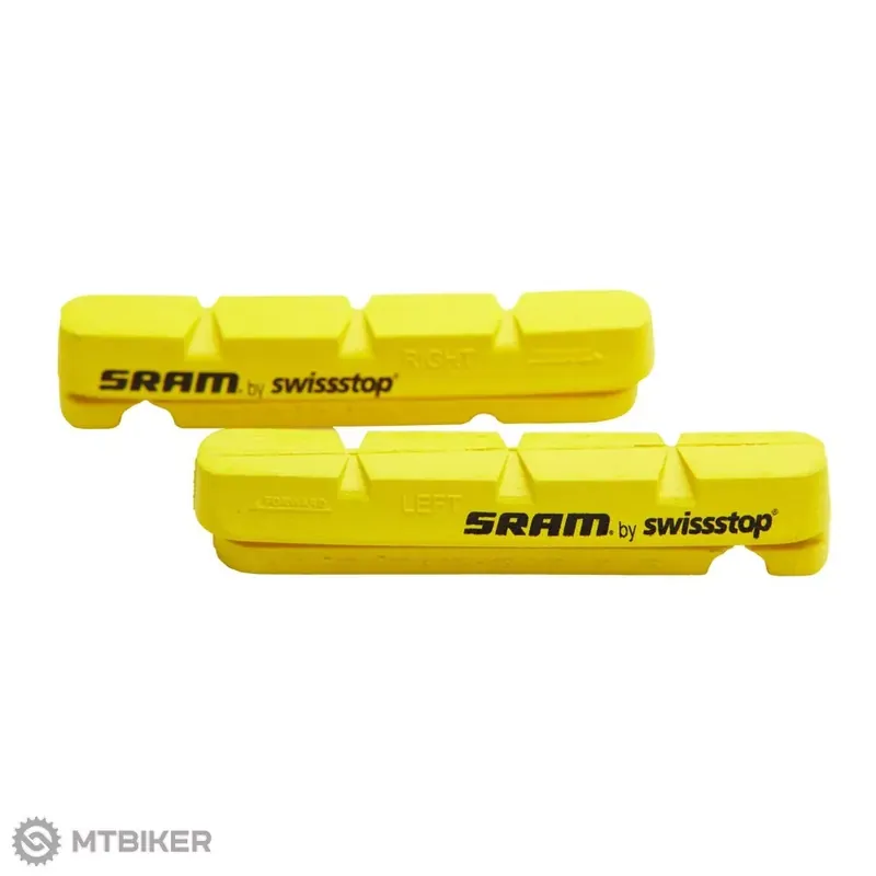 SRAM Race Flash Pro Yellow King brzdové gumičky, žlutá, 1 pár Poslední Šance