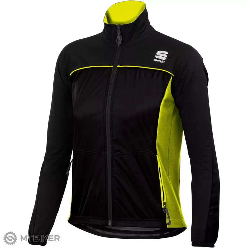 Sportful Light SoftShell dětská bunda, černá/žlutá Vysoce Kvalitní