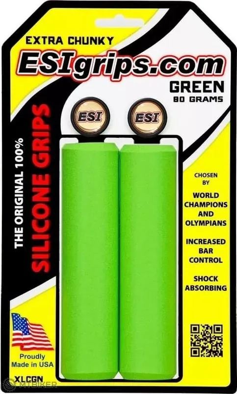 Omezená Nabídka ESI Grips EXTRA Chunky gripy, 80 g, zelené