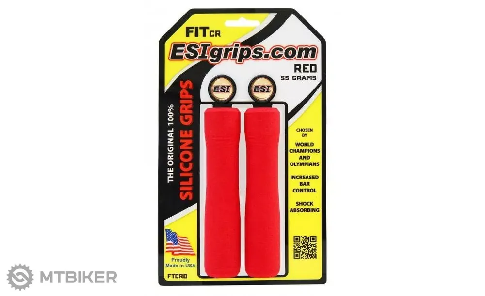 ESI Grips Fit CR gripy, 55 g, červená Akční Cena