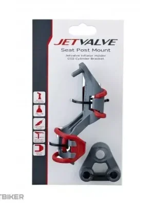 Weldtite Držák Jetvalve na CO2 bombičku s ventilem na sedlovku Must-Have