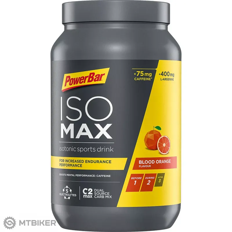 PowerBar ISOMAX iontový nápoj, 1200 g, červený pomeranč Koupit Online