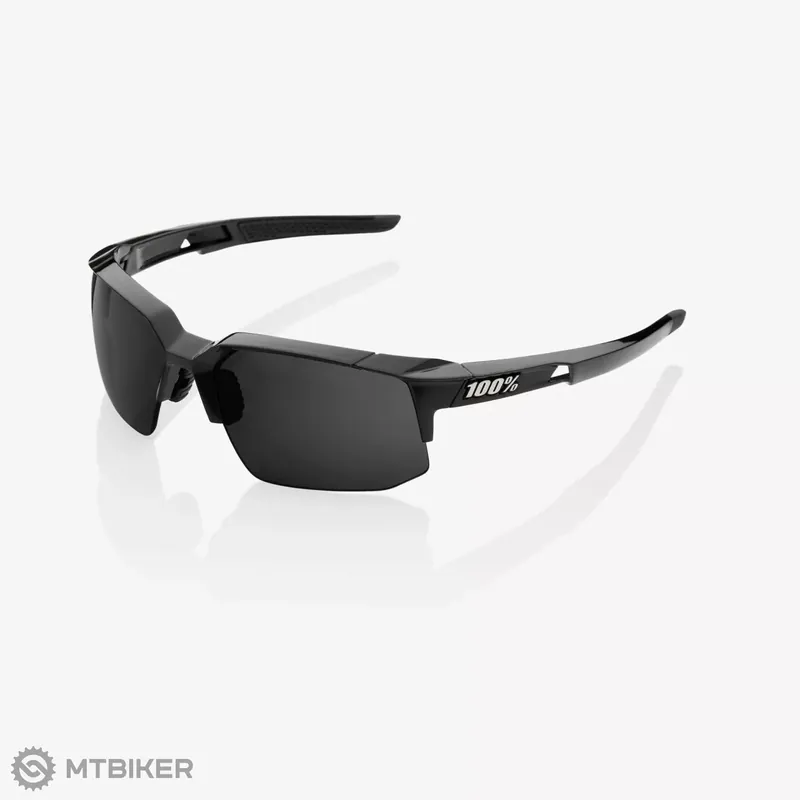 100% Speedcoupe brýle, Polished Black Autentický