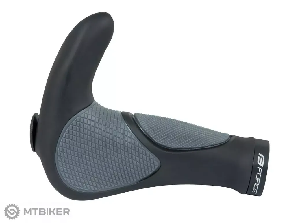 FORCE GEL gripy s integrovanými rohy, 102 mm, černé/šedé Pouze Dnes