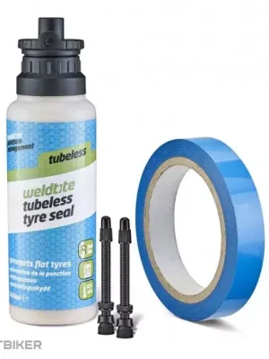 Weldtite konverzní kit na bezdušové pláště ESSENTIAL TUBELESS ROAD CONVERSION SYSTEM, 250 ml Speciální Cena