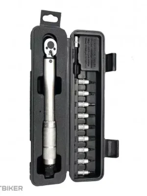 Originální Weldtite CycloTools momentový klíč se sadou nástavců, 2 - 24 Nm