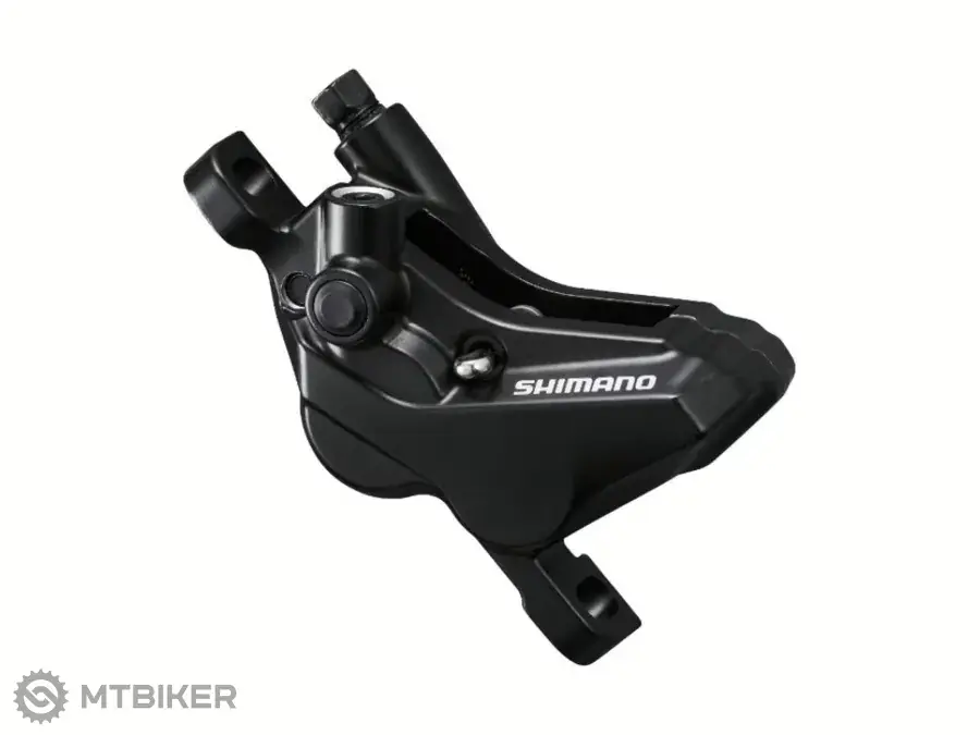 Oblíbený Shimano BR-MT420 hydr. brzd. třmen, 4pístkový, Post Mount + destičky D03S