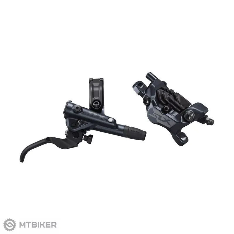Aktuální Shimano SLX M7120 zadní čtyřpístková brzda, Post Mount, 1700 mm + destičky N03A