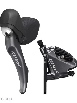 Vrácení Zdarma Shimano GRX BL-RX810L/BR-RX810F levá páka/hydr. brzda, 1x11, Flat Mount, had. 1000 mm + destičky L03A