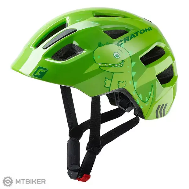 Časově Omezené CRATONI Maxster dětská přilba, dino green glossy