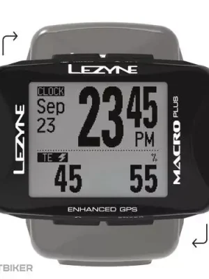 Lezyne Macro Plus GPS cyklopočítač, black Vysoce Kvalitní