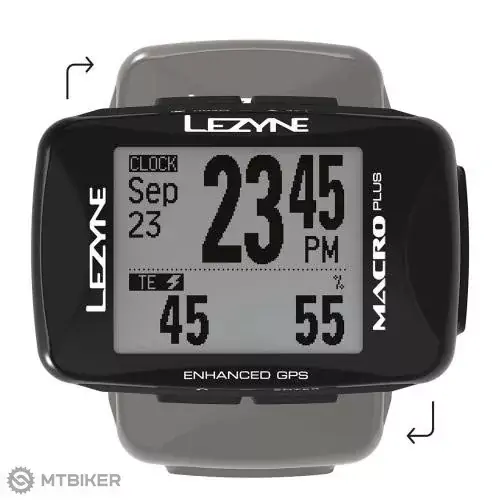 Lezyne Macro Plus GPS cyklopočítač, black Vysoce Kvalitní