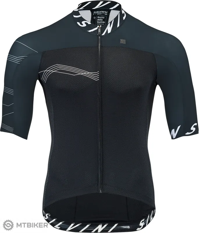 Nová Kolekce SILVINI Stelvio dres, černý/bílý