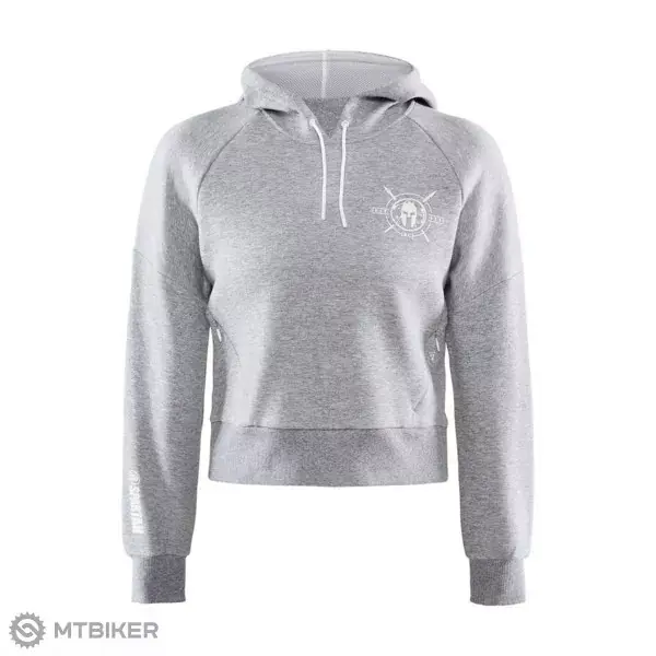 Craft SPARTAN Hoodie dámská mikina, šedá Akční Nabídka