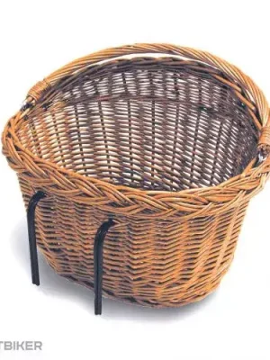 Basil DETROIT košík na kolo ratanový s háky na řídítka nebo nosič Rychlé Dodání