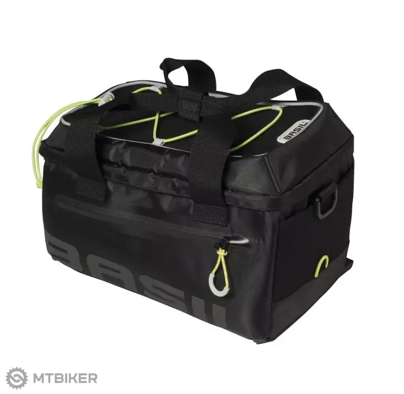 Basil MILES TRUNKBAG taška na nosič, 7 l, černá/limetková Hit Sezóny