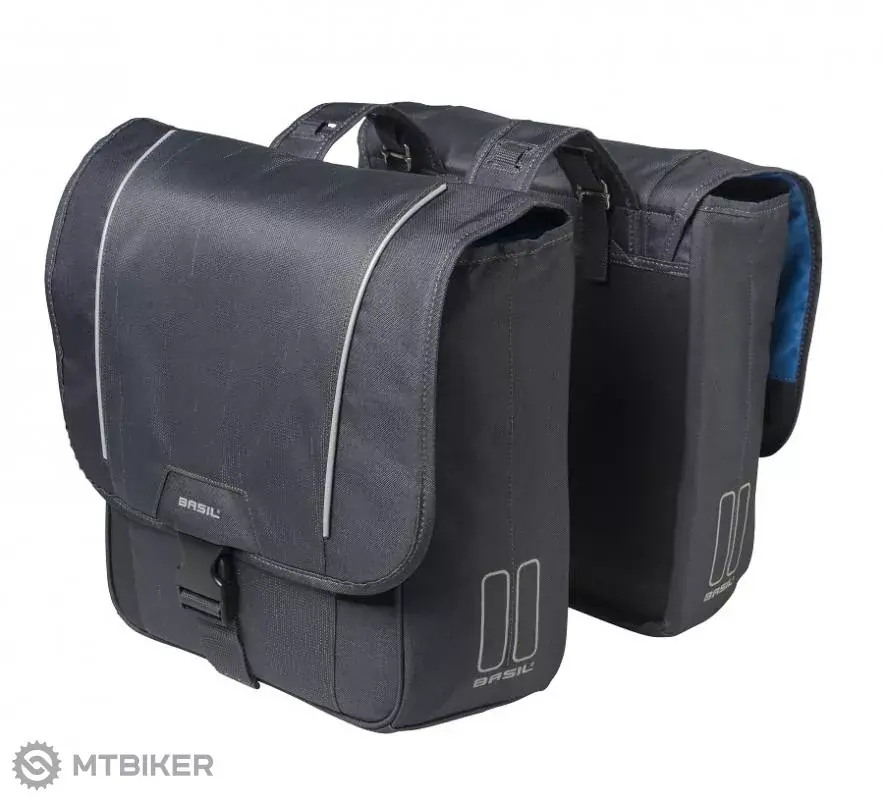 Basil SPORT DESIGN-DOUBLE BAG tašky na nosič, 32 l, šedá Akce