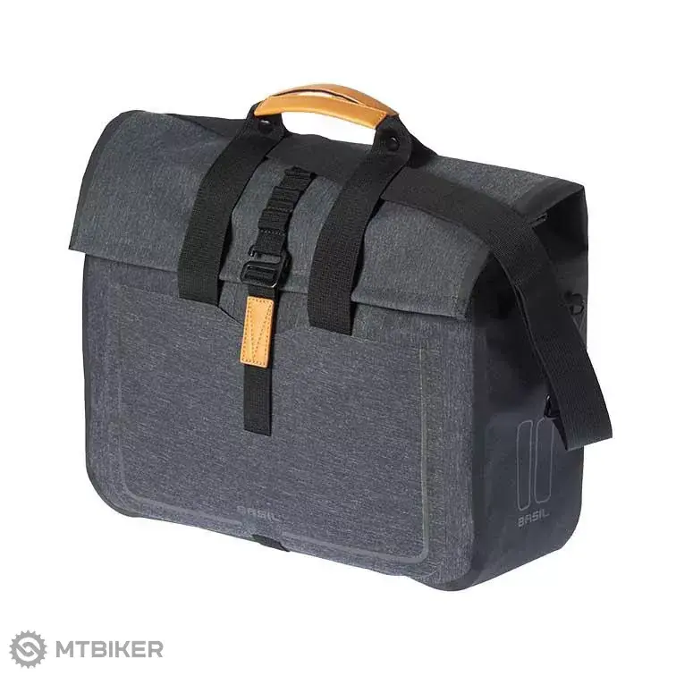 Jen Po Omezenou Doba Basil URBAN DRY Business taška na nosič, 20 l, šedá