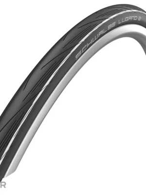 Novinka Schwalbe LUGANO II 700x25C K-Guard, plášť, drát, bílý pásek