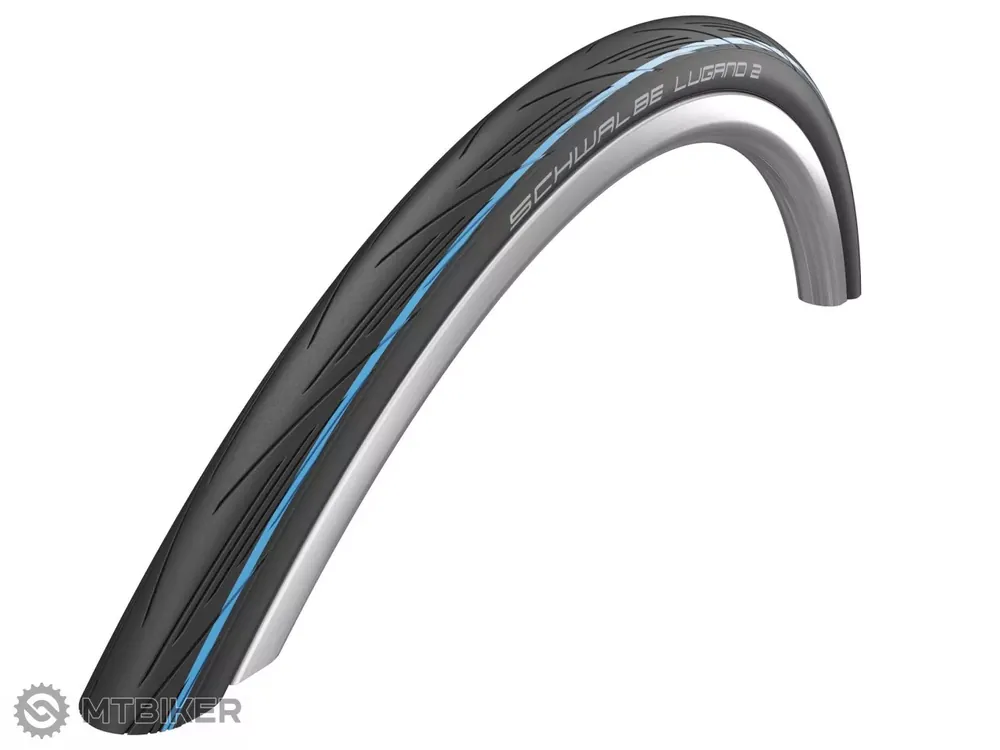 Schwalbe LUGANO II 700x25C K-Guard plášť, kevlar, modrý pas Jen Po Omezenou Doba