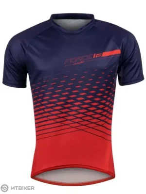 Omezená Nabídka FORCE MTB Angle dres, modrá/červená