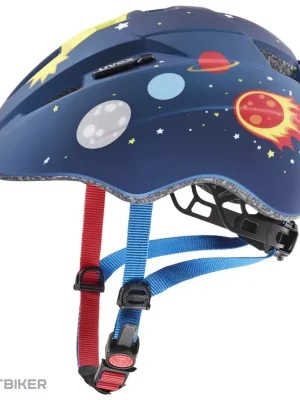 Akce uvex kid 2 cc dětská přilba, dark blue rocket mat