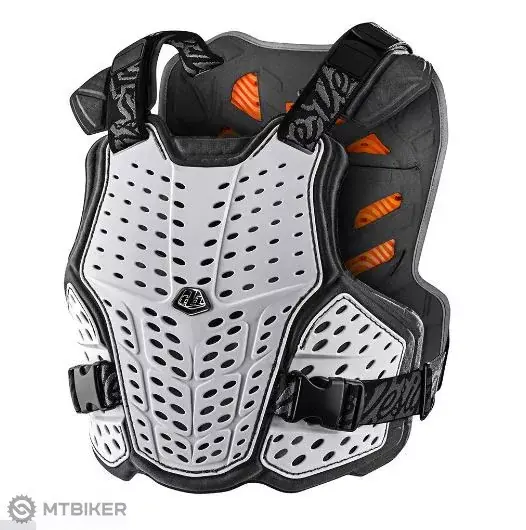 Troy Lee Designs Rockfight D3O chránič white Omezená Nabídka