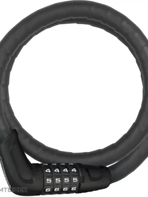 Značkový ABUS Tresor 6615C/85/15 BK SCMU lankový zámek