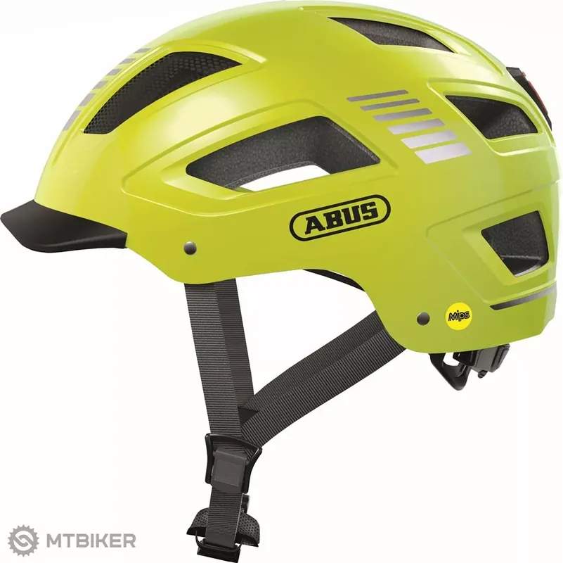 ABUS Hyban 2.0 MIPS helma, signal yellow Omezená Nabídka