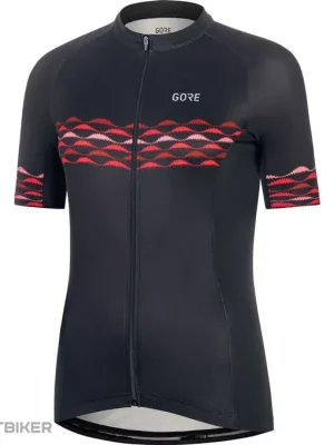 Pouze Dnes GOREWEAR Skyline dámský dres, black/hibiscus pink