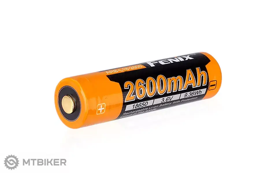 Fenix Li-ion 18650 nabíjecí baterie, 2 600 mAh Tovární Cena