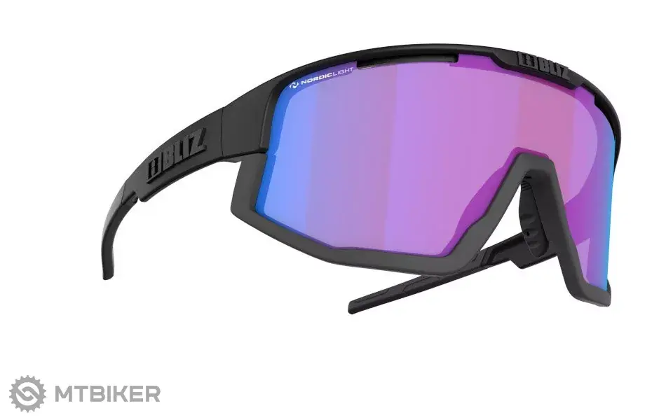 Bliz Fusion Nano Nordic Light brýle, Matt Black/Nordic Light Begonia Violet w blue multi Poslední Šance