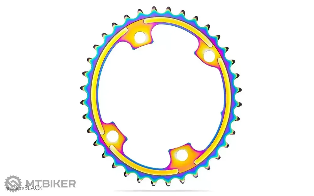 absoluteBLACK Oval Shimano převodník, vnitřní, 2x11, rainbow Oblíbený