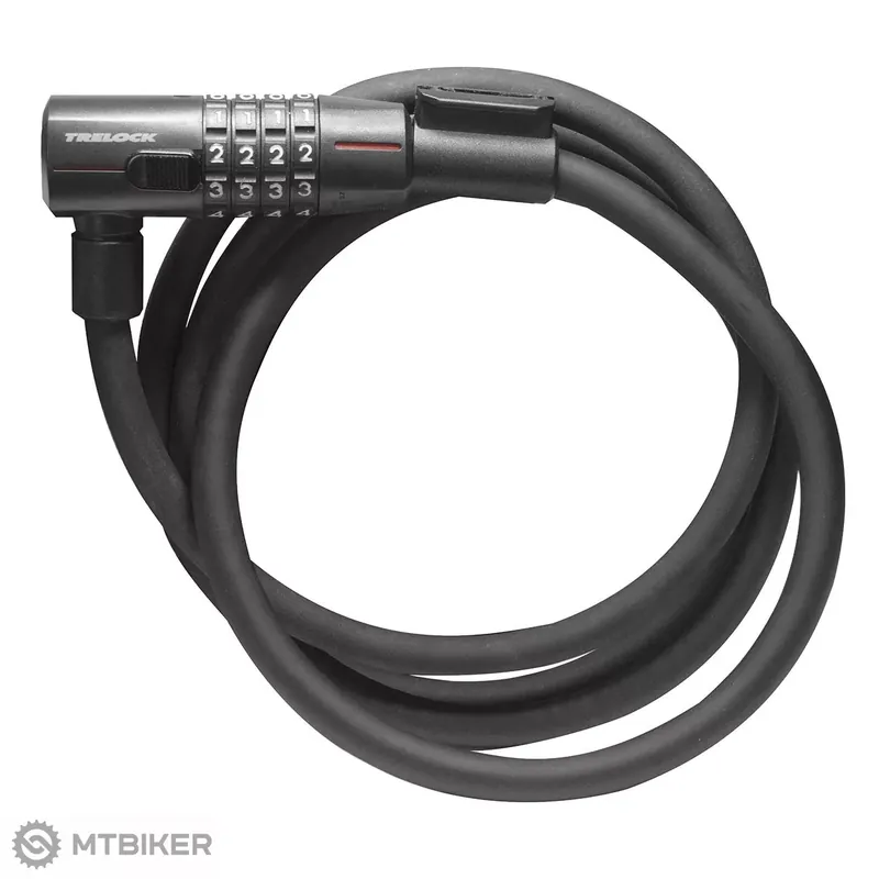 TRELOCK KS 312 lankový zámek na kód, 850 mm/12 mm Víkendová Akce