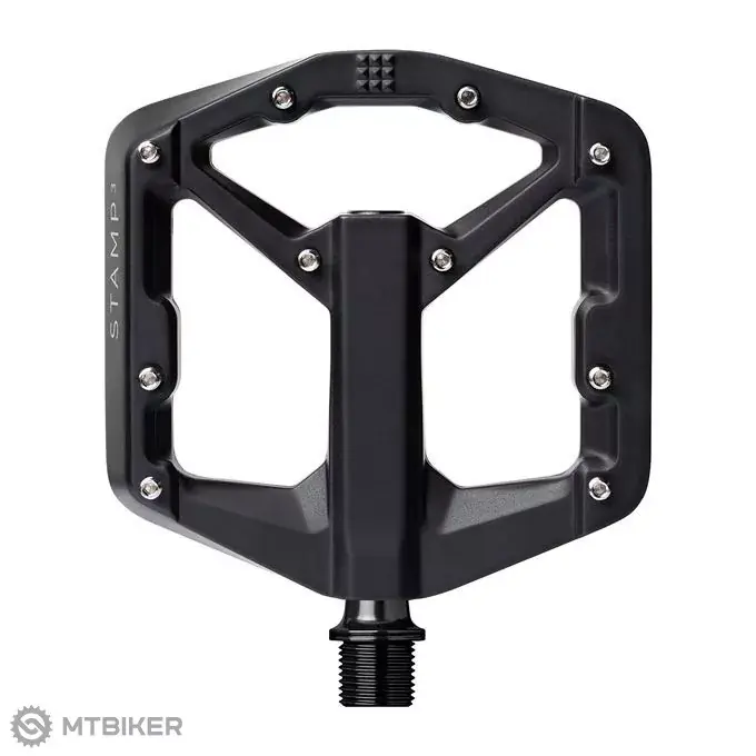 Crankbrothers Stamp 3 Magnesium Small platformové pedály, černé Expresní Doručení