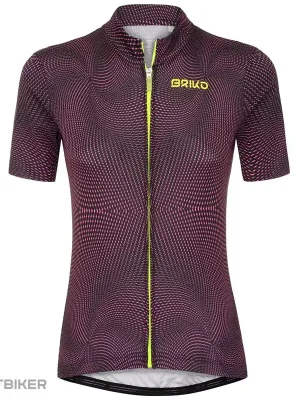 Briko CLASSIC 2.0 dámský dres, černá/fluo růžová Oblíbený