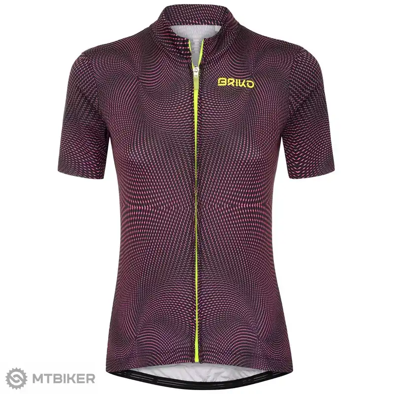 Briko CLASSIC 2.0 dámský dres, černá/fluo růžová Oblíbený