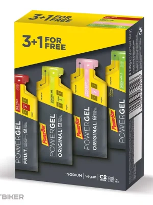 Nejlepší Volba PowerBar PowerGel energetický gel, 41 g, mix příchutí, 3+1 zdarma
